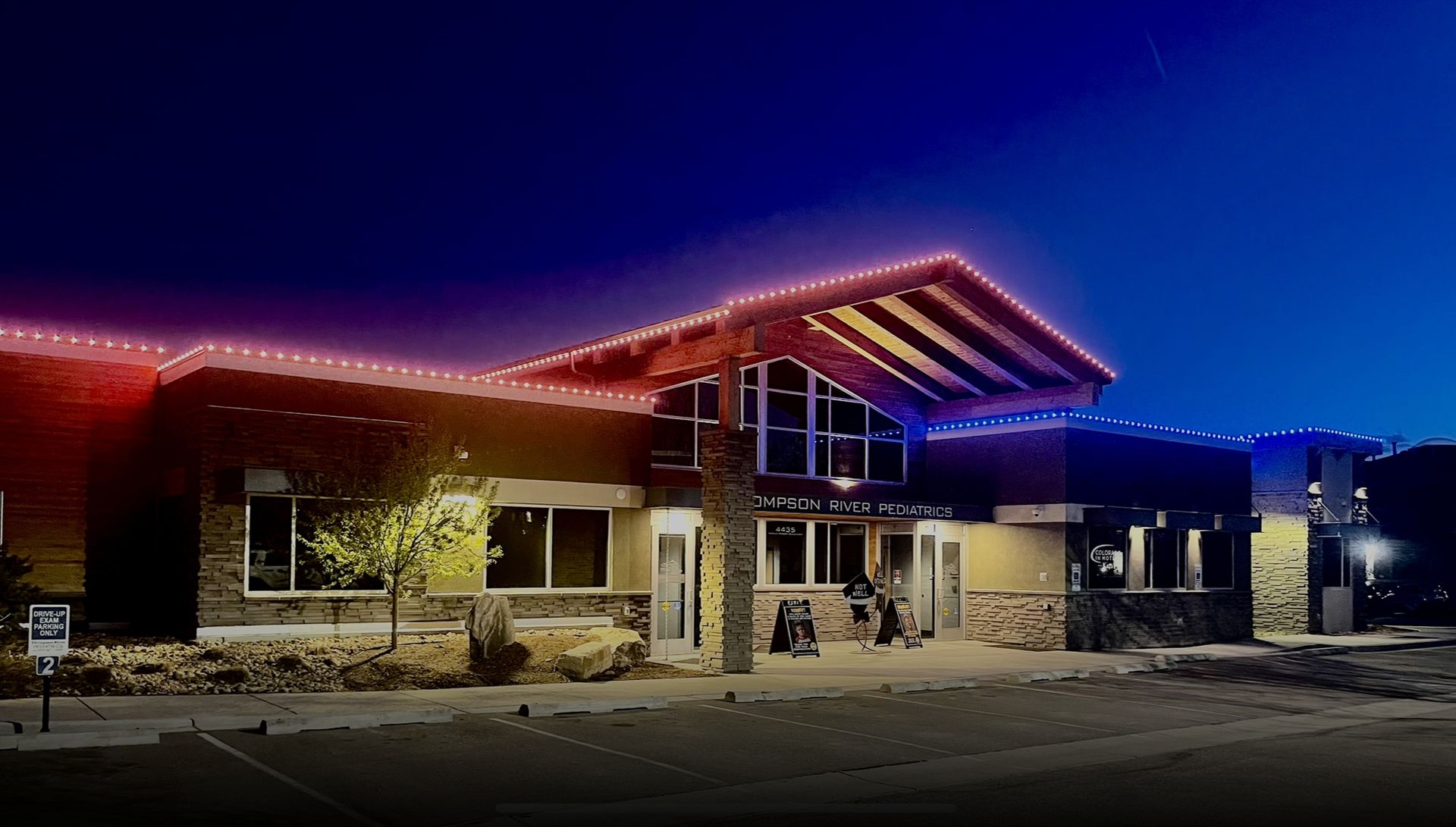 Permanent lighting project by The Light Guys