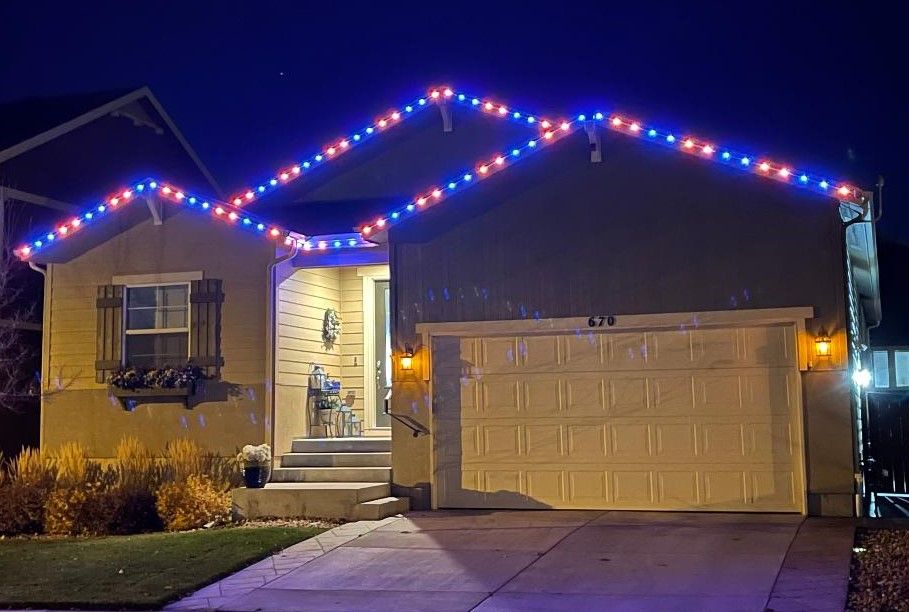 Permanent lighting project by The Light Guys