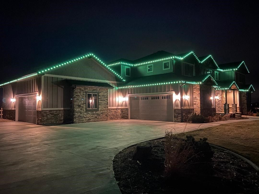 Permanent lighting project by The Light Guys