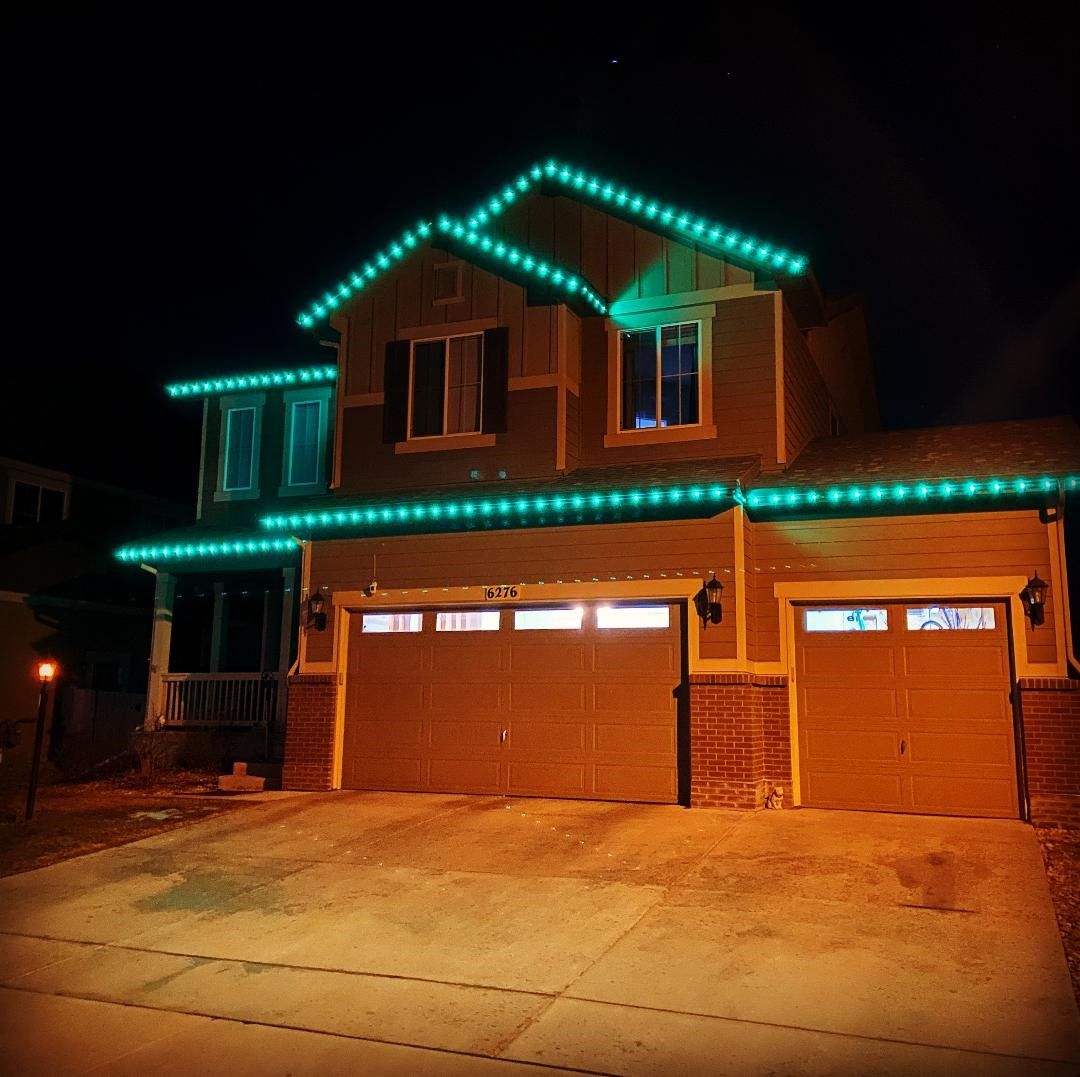 Permanent lighting project by The Light Guys